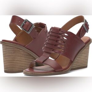 NEW Lucky Brand Lemia Wedge Heel Sandal Size 8